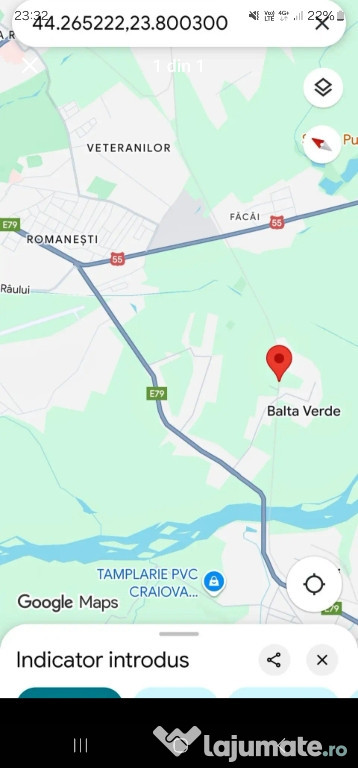2 Terenuri de vanzare intravilane Balta verde