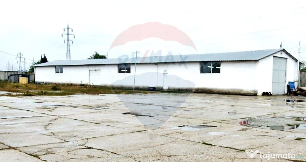 DE INCHIRIAT HALA 450 mp + 1000 mp platou betonat - ISALNITA