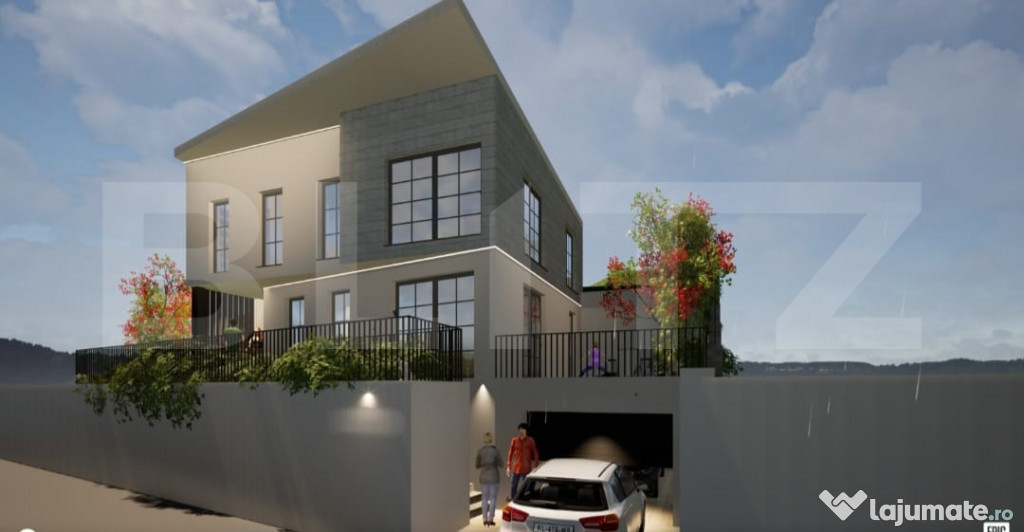 Casa individuala cu 4 camere, garaj, 180 mp, panorama deoseb
