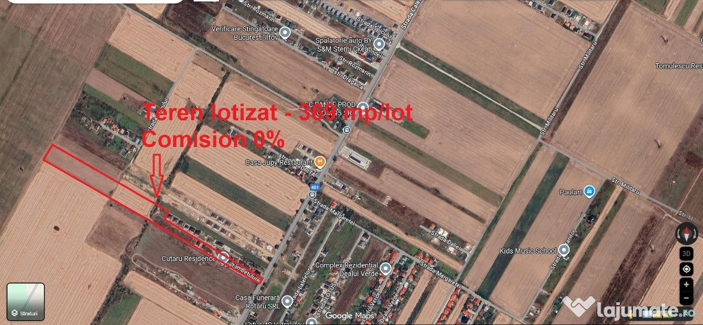 Loturi Teren Intravilan Berceni - Vidra | Localizare Excelenta