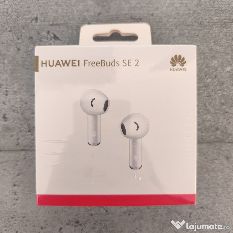 Casti bluetooth Huawei FreeBuds SE 2, noi, sigilate