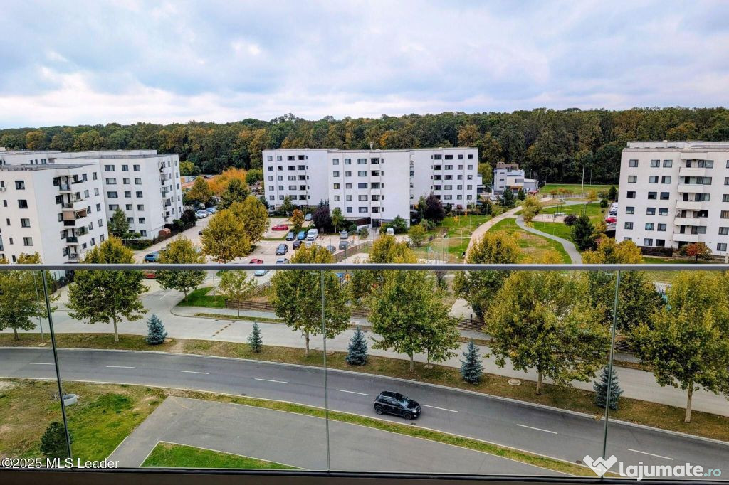 Greenfield Baneasa, 2 camere 50.8 mp, nou si mobilat, ved...