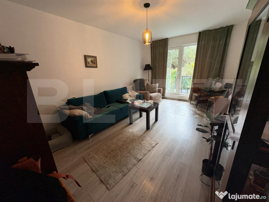 Apartament cu 2 camere si gradina.