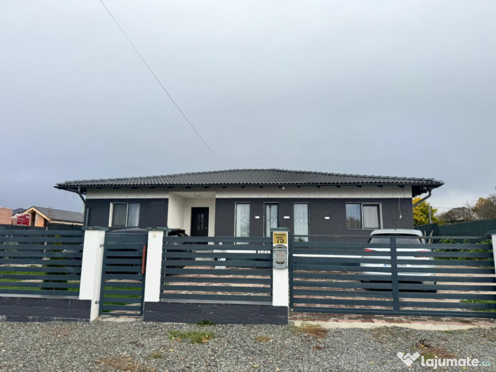 Casa modernă parter, 125 mp utili | 3 dormitoare | Eficien?