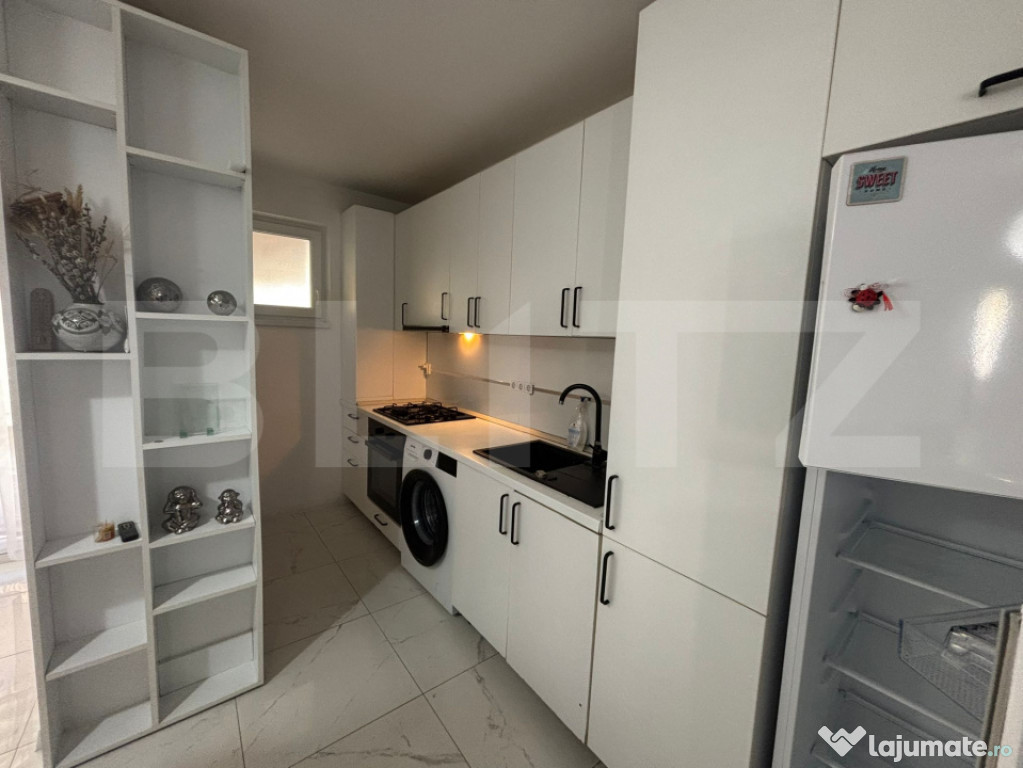 Apartament cu 3 camere, 54 mp, parcare, grădină 20 mp, zon