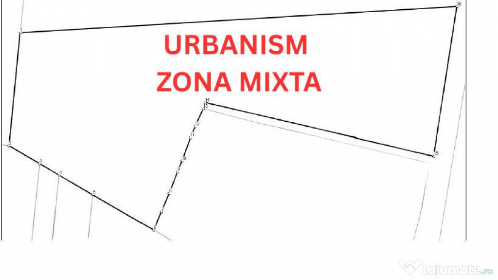 Teren intravilan – Zona Metro, suprafață 12.418 mp – P