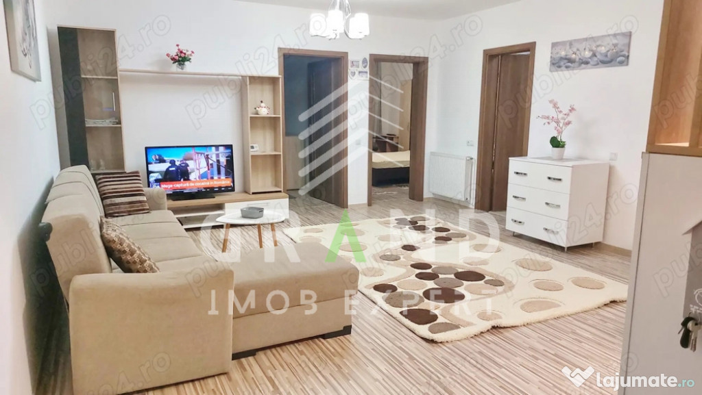 Închiriere apartament cu 2 camere, parcare + curte, Str. Ti