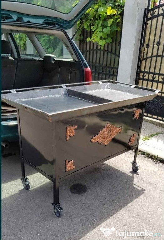 Plita din metal pe gaz