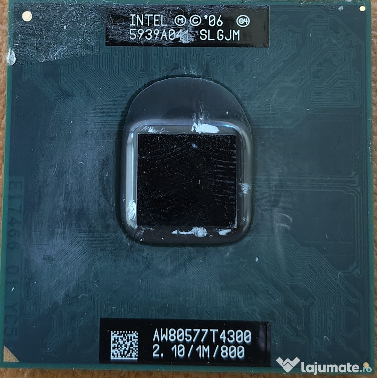Procesor laptop Intel Core 2 Duo T4300.