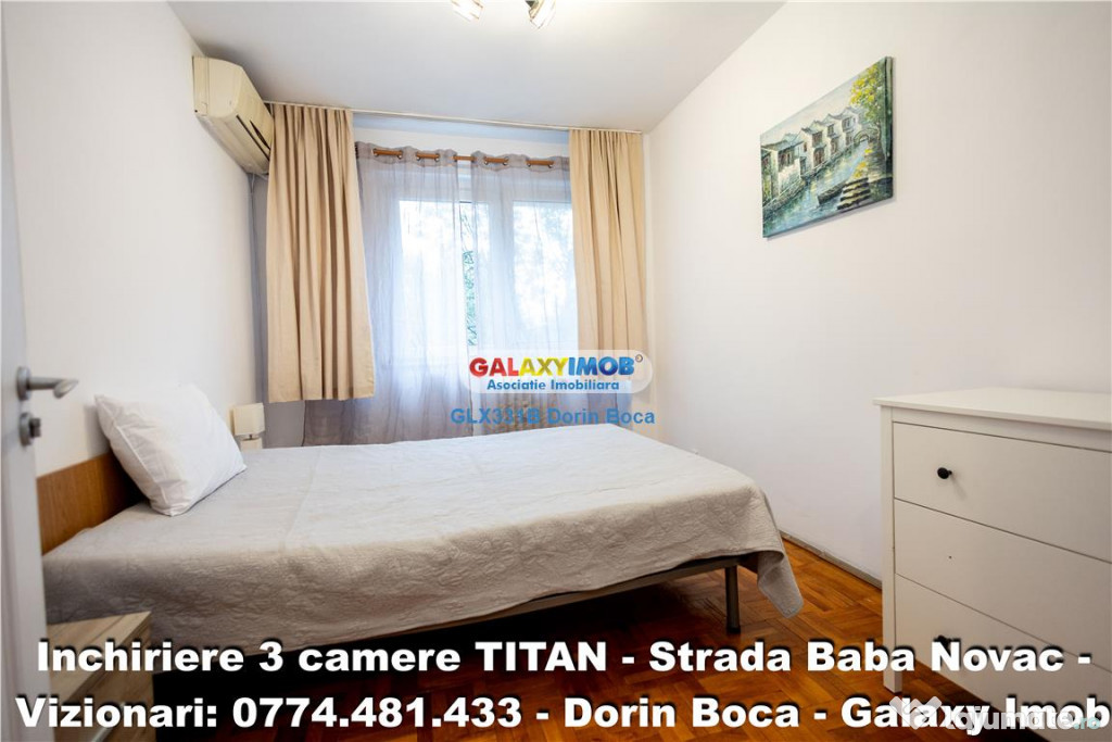 Apartament 3 Camere TITAN (Str. Baba Novac) 10 min METROU