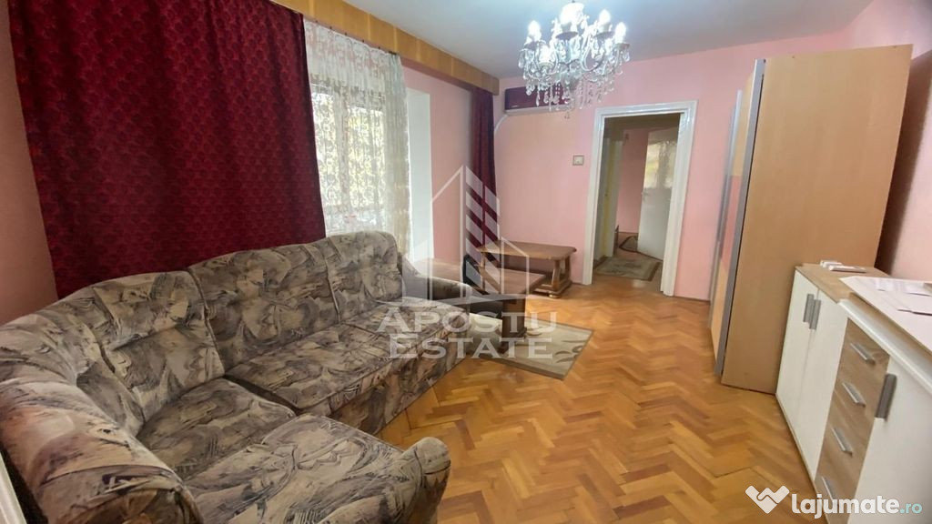 Apartament 2 camere, semidecomandat, zona Cetatii