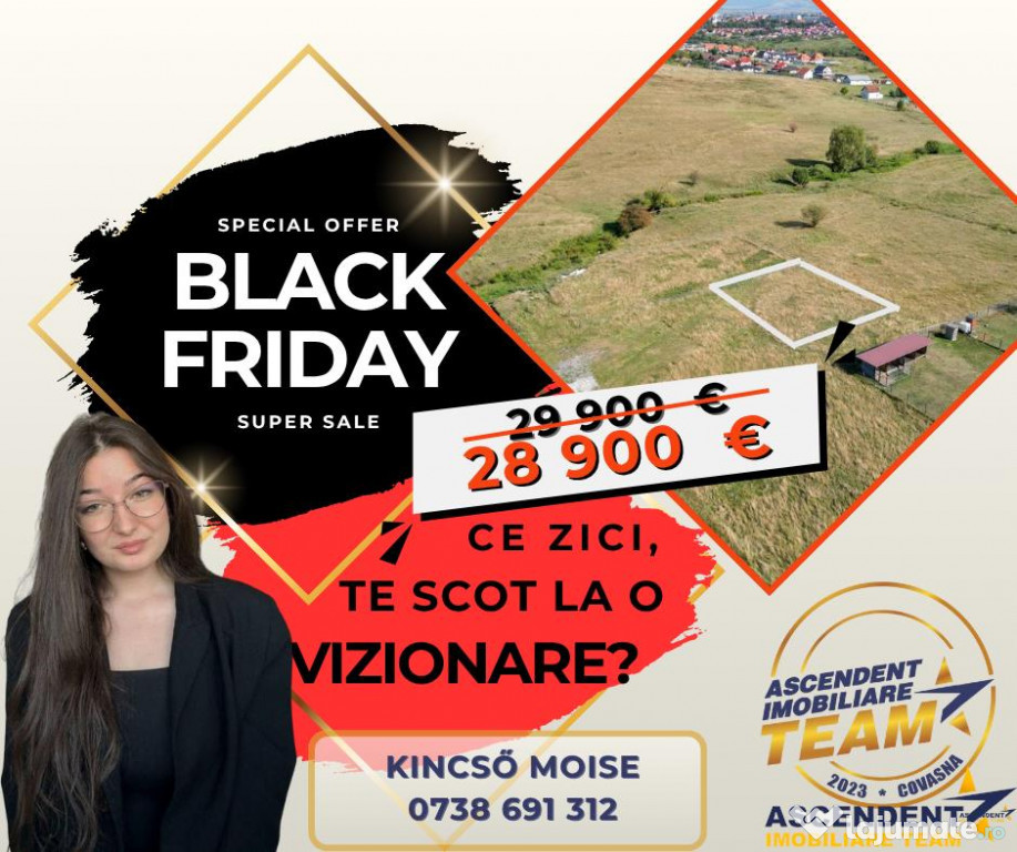 Teren intravilan cu PUZ, 500 mp, zona Belvedere, Sfantu Gheo