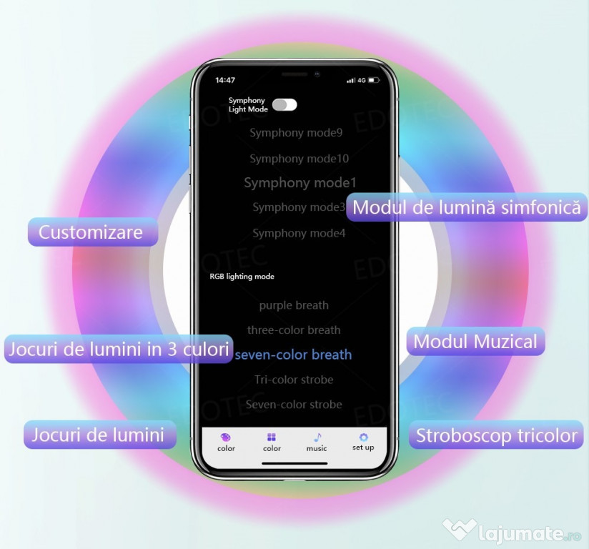 Lumini ambientale LED dedicate BUICK