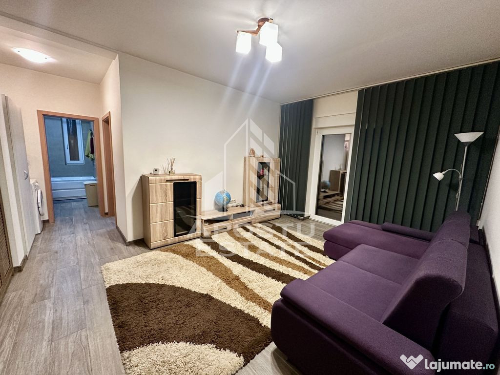 Apartament cu 2 camere, bucatarie inchisa, etaj intermedi...