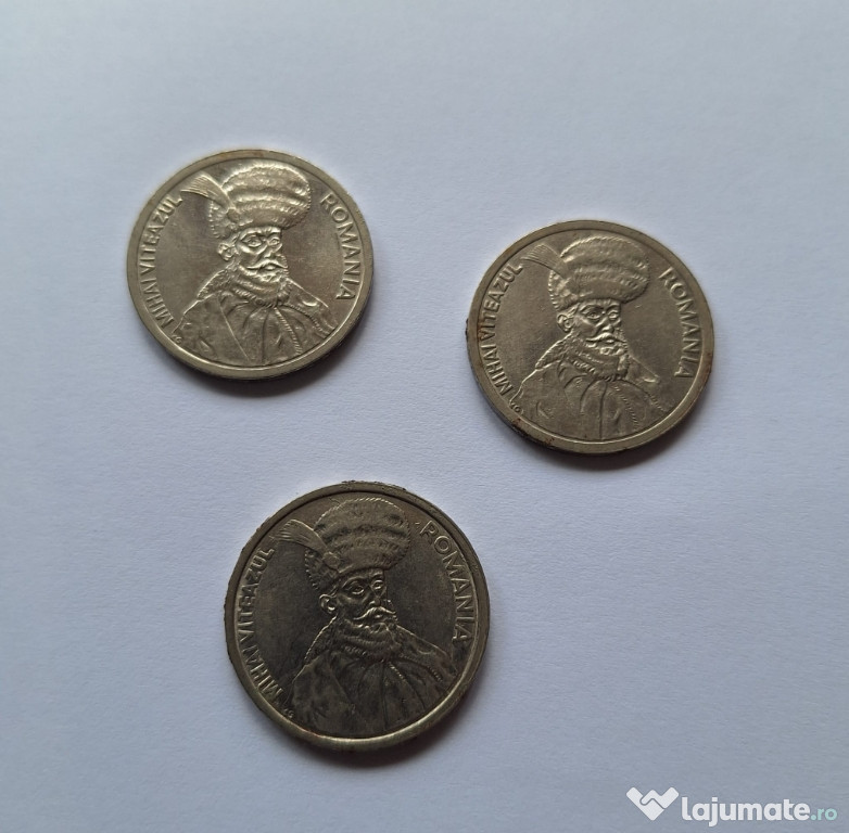 3 monede rare, cu Mihai Viteazu, una e din 1992