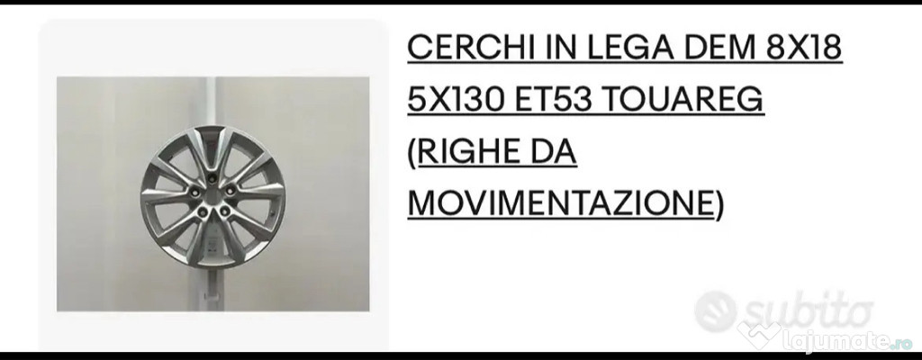 Jante R 18 Volkswagen Touareg