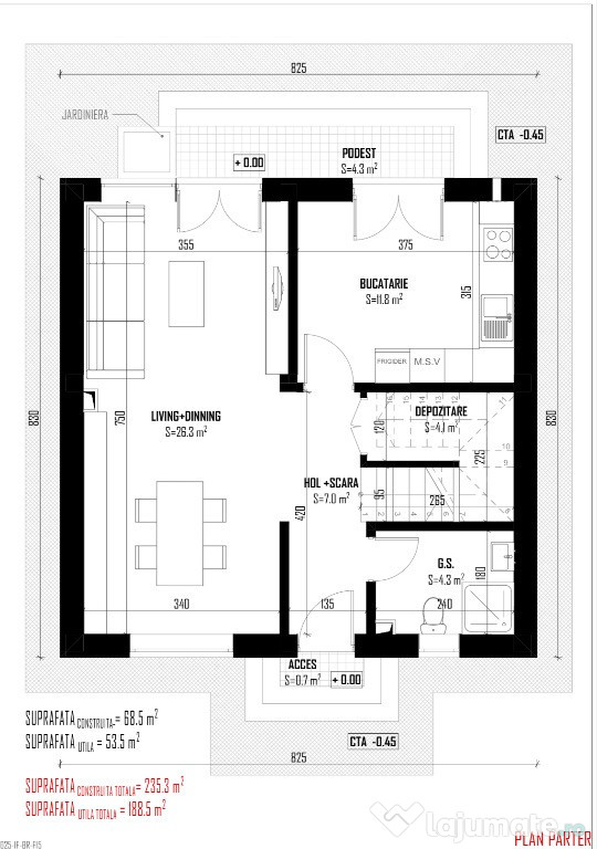 Vilă spațioasă P+1+M, granița Sector6-Bragadiru, la 5 minute de metrou