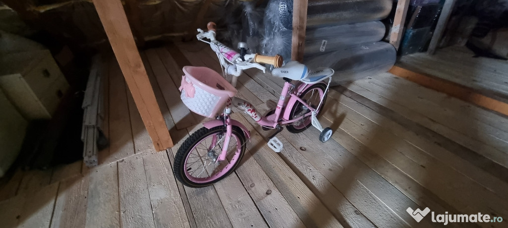 Bicicleta copii putin folosita.