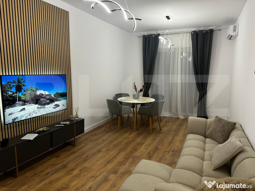 Apartament 2 camere, 54 mp, Mobilat Utilat LUX, Parcare, Eli