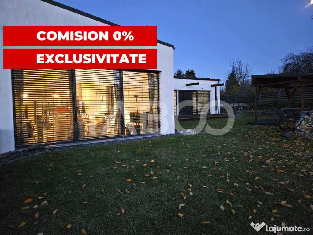 Casa individuala 1 nivel 190 mp 5 camere curte 819 mp Cisnad