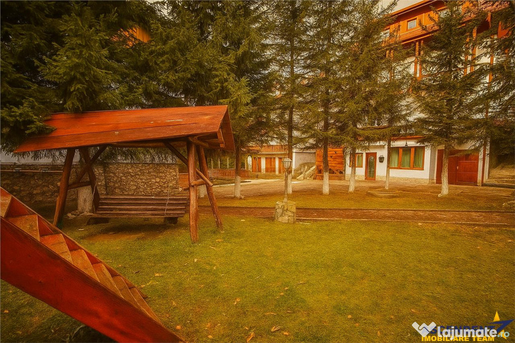 FILM! Rezidenta montana,decor apreciabil, pod mansardabil,ga