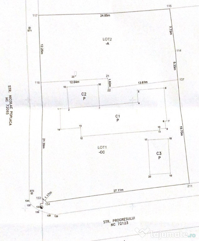 Teren intravilan 329 mp Gaesti DB