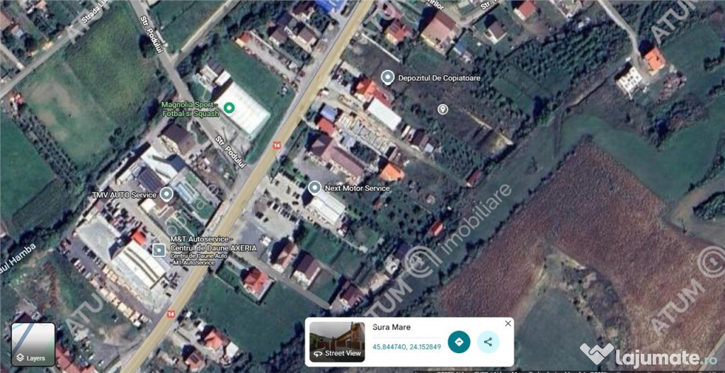 Teren intravilan de 3220 mp cu PUZ aprobat si utilitati in S