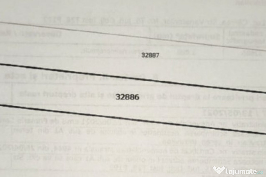 Teren intravilan Cracea 1000 mp