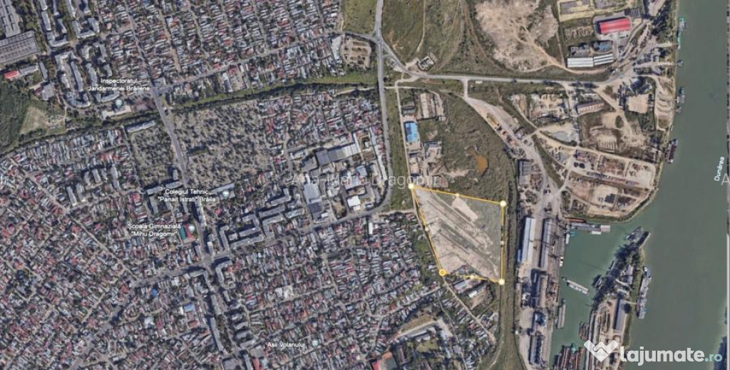 Inchiriez teren zona rezidentiala/comerciala BRAILA, 63.000 mp.
