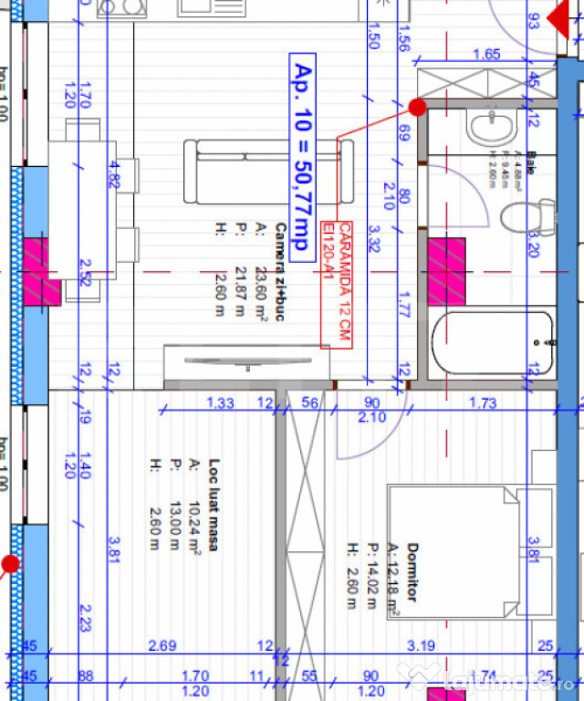 Apartamente de 1-3 camere, 37-60 mp, posibilitate garaj, zon