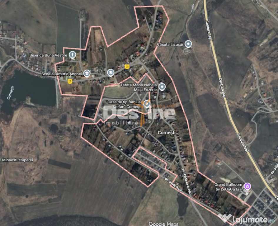 Parcele de vanzare Cornesti, Miroslava, 17.000 EURO / PARCE