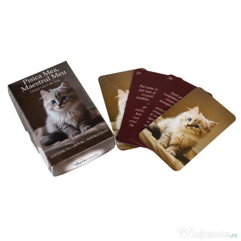 1 Set de Carduri oracol - Pisica mea, maestrul meu