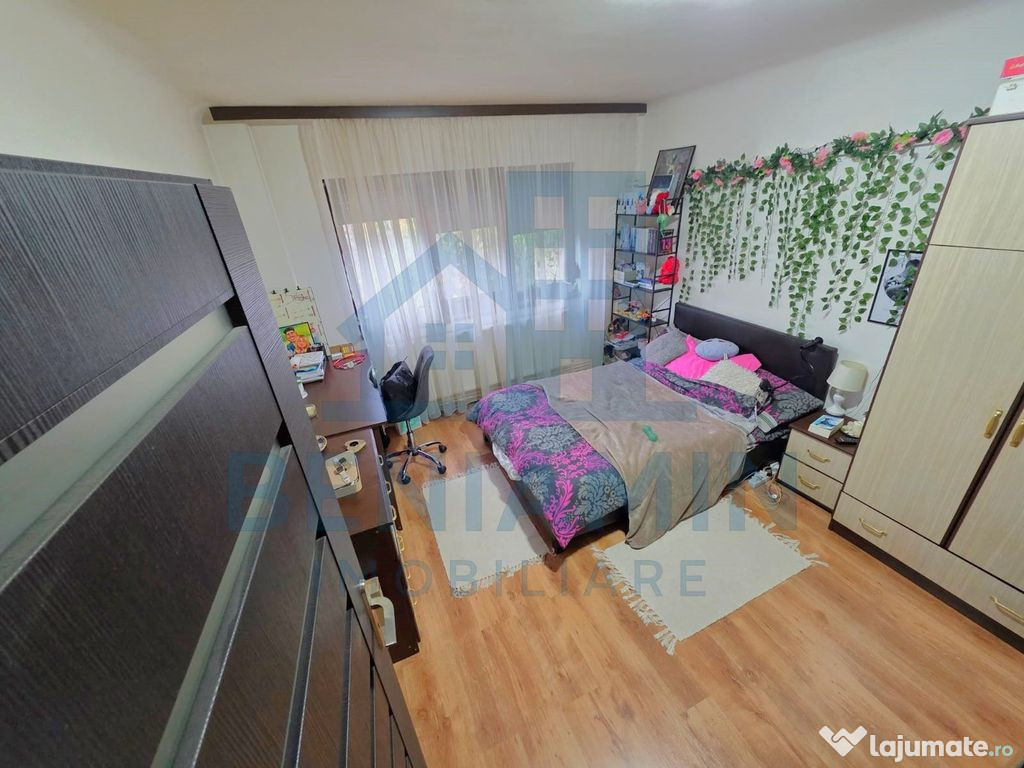 3 camere decomandat-Centrala termica-Parter-Mobilat si Ut...