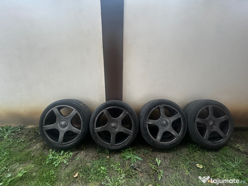Set de 4 jante din aliaj marca ABT cu cauciucuri vara
