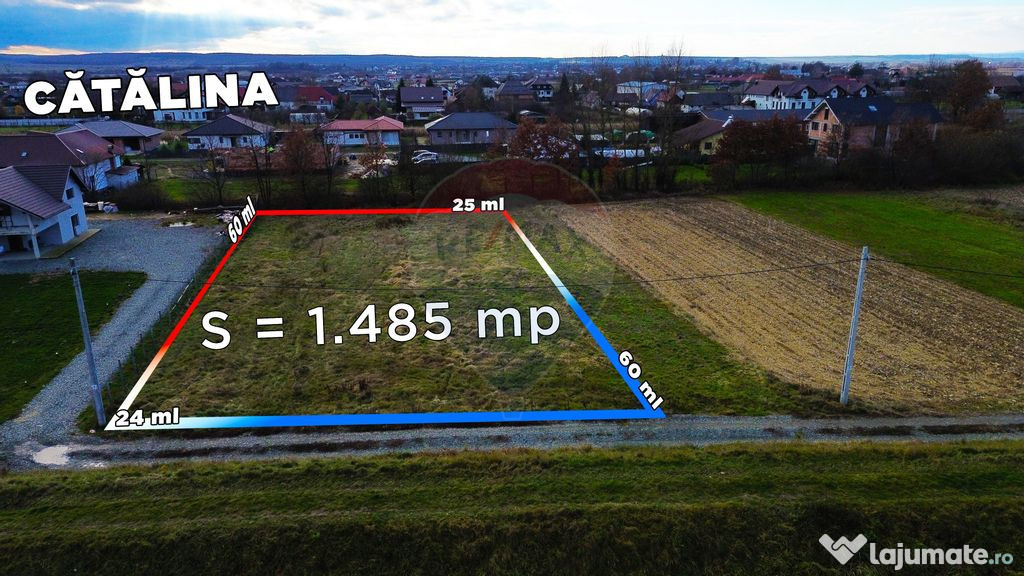 Teren intravilan de vanzare in Catalina langa Han