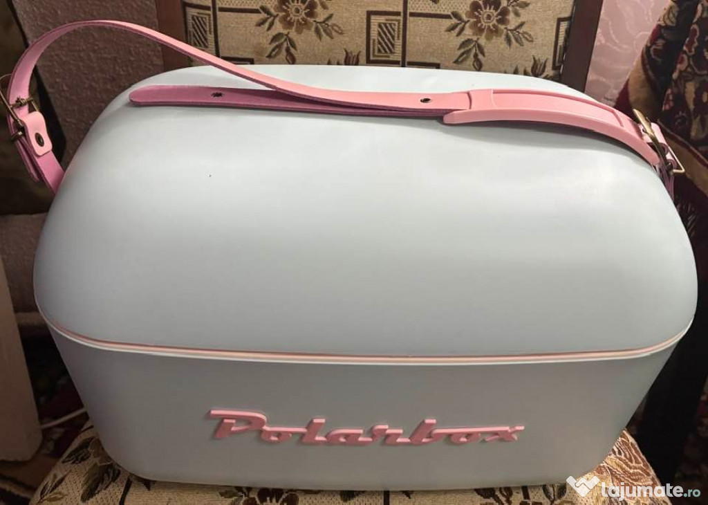 Cooler Retro Polarbox Nou, 12L (13QT)- Perfect pentru Picnic/Plaja/Cam