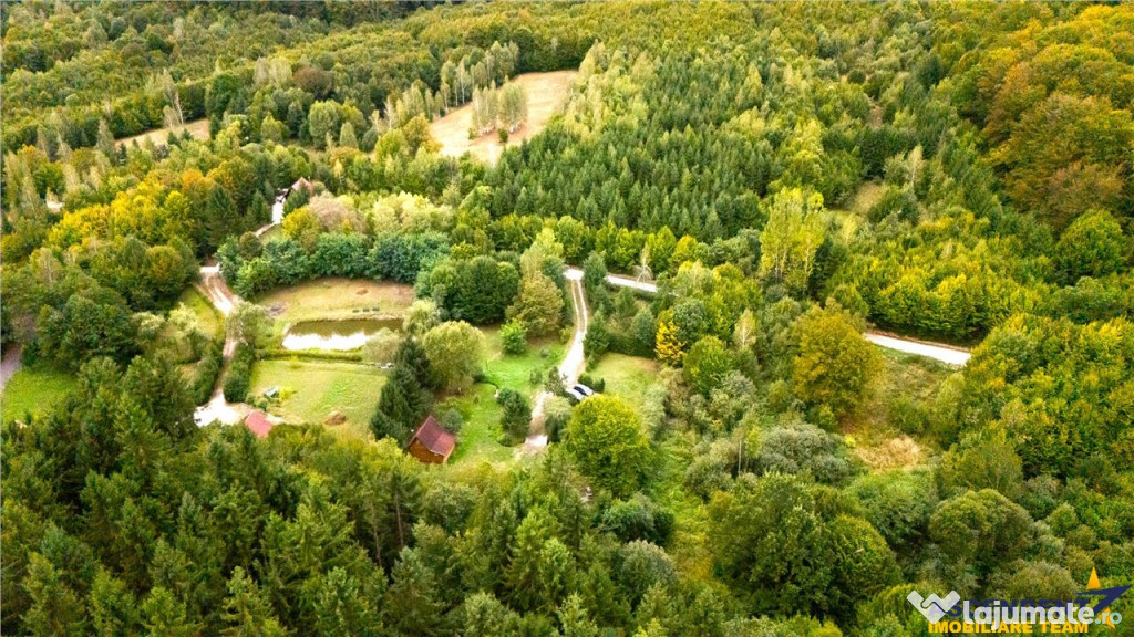 Refugiu montan,cu 2100 mp domeniu verde,arie ultra-liniara,