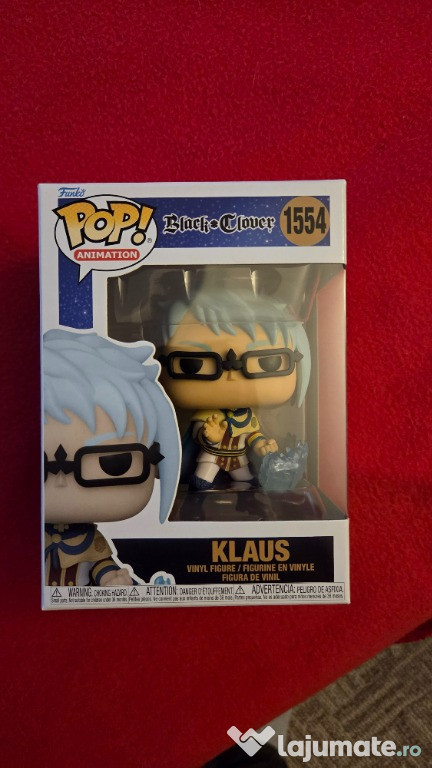Figurina animatie funko black clover klaus