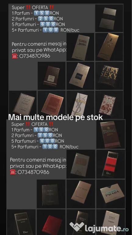 Parfumuri damă și bărbați diferite modele