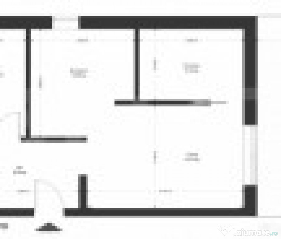 Apartement 1 cameră, 42.26 mp utili+ 12 mp grădină, zona