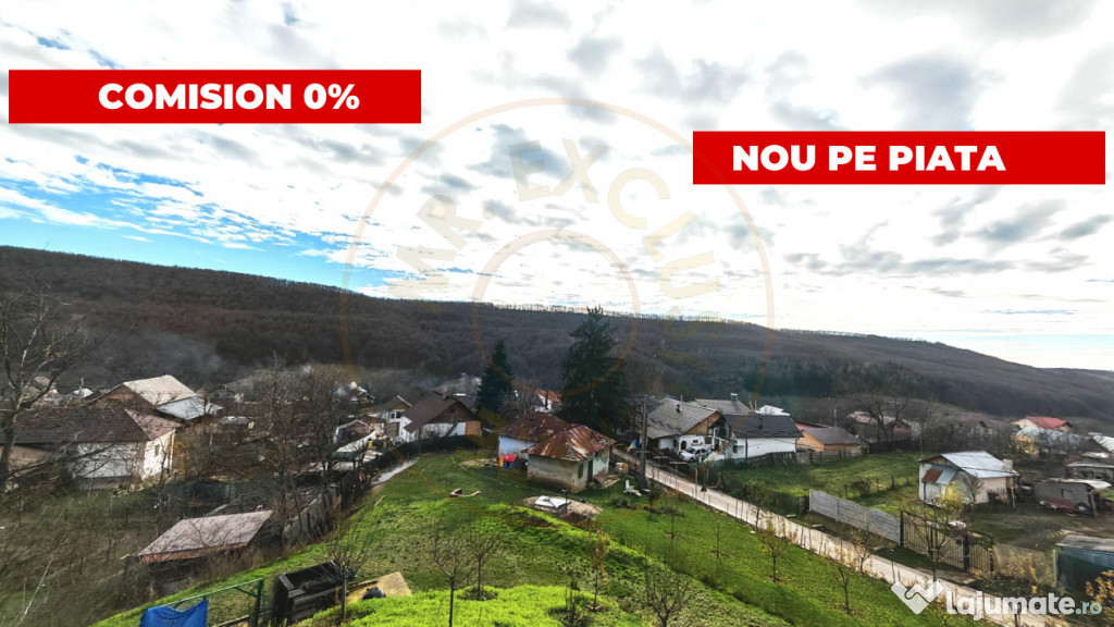 Teren intravilan de 1665 mp cu priveliste spre padure – Mi