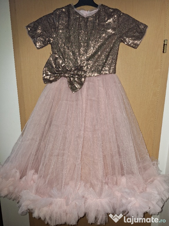 Rochie de ocazie pentru fete cu volane SELENA - Mon bebe