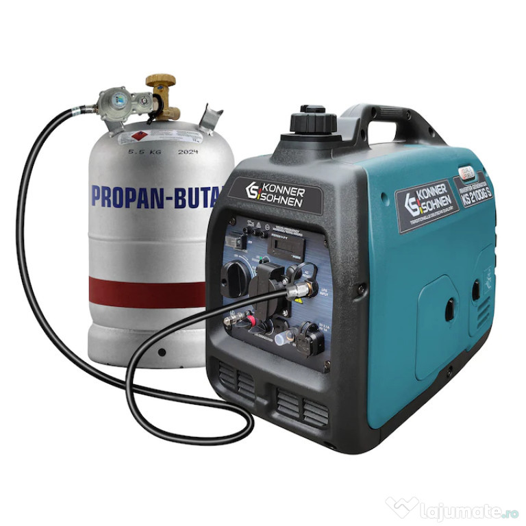 Generator inverter Könner Söhnen KS 2100iG S 2.0 kW Benzina/GPL