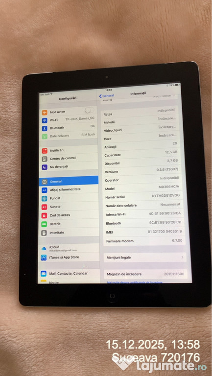 Tableta iPad 3 Celular 2012