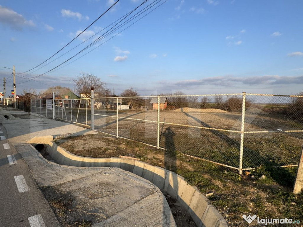 Teren intravilan 918 mp, deschidere 28 m – utilități la