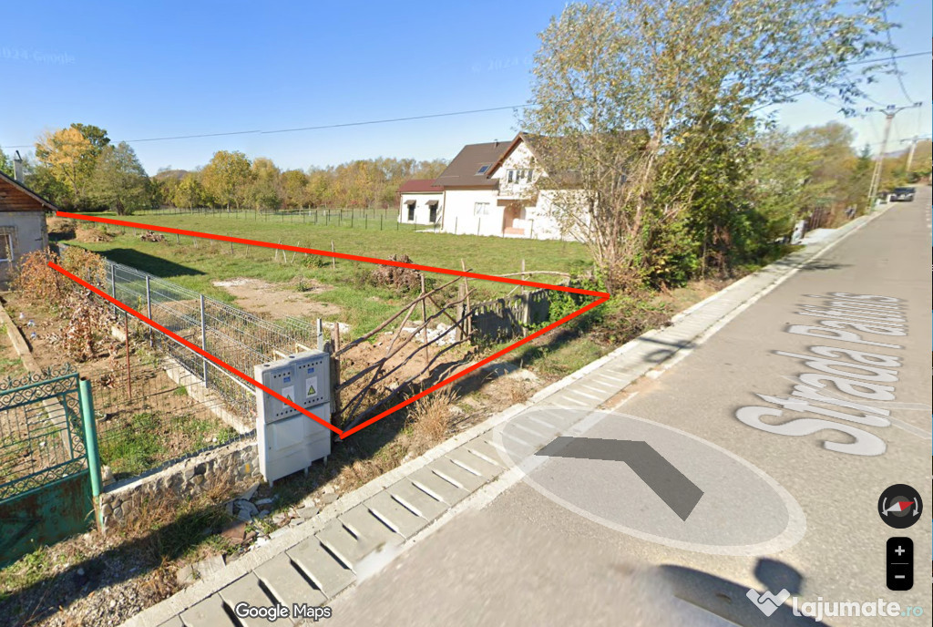 Teren Pucioasa 1200m Deschidere 10m la Str Paltinis Intravilan
