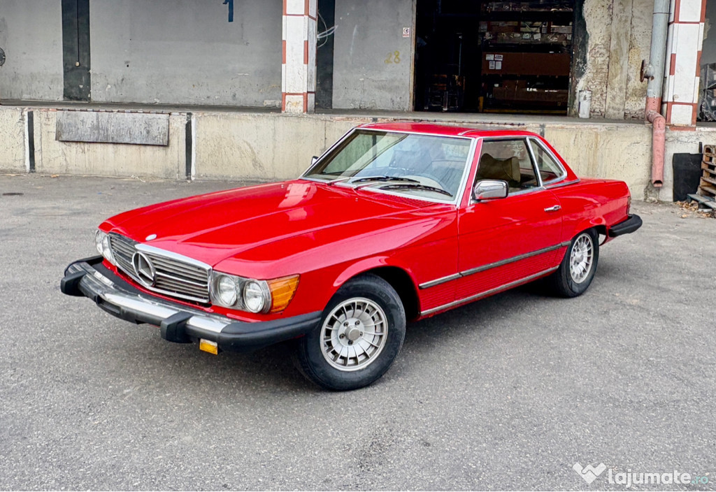 Vând Mercedes-Benz SL 450 R107 an 1977 import SUA cabrio/Ac