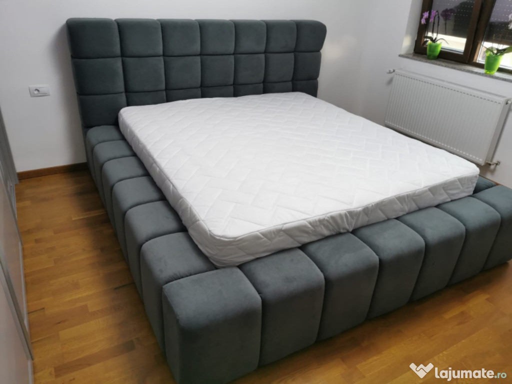 Paturi tapițate la comandă