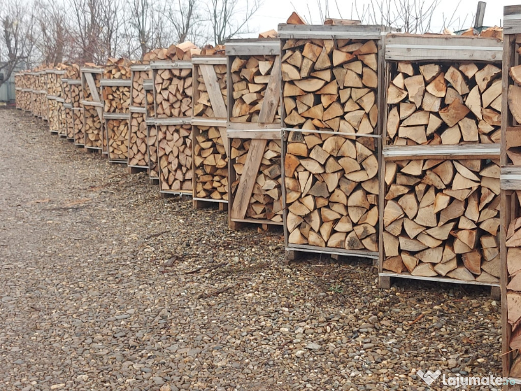 Lemne de foc taiate sparte paletizate fag