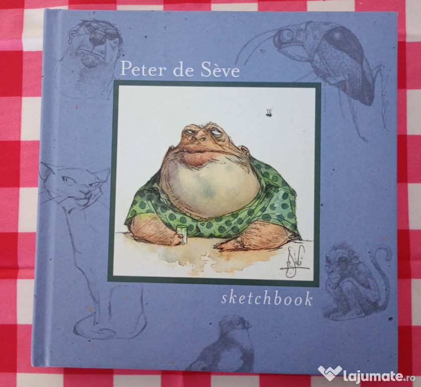 Sketchbook Peter de Seve ediție hardcover Paquet 2004 semnată